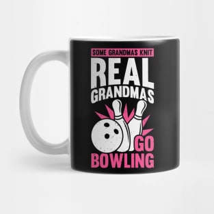 Bowling Player Grandma Bowler Grandmother Gift Mug